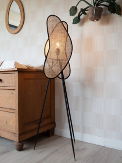 Alternative view of Kidsdepot lamp Fyke naturel - zwart